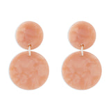 Accessorize London Women's pink 90S Flashback Resin Short Drops Earring
