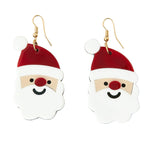 Accessorize London Women's Xmas Santa Red Resin Earring