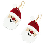 Accessorize London Women's Xmas Santa Red Resin Earring