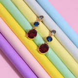 Accessorize London Women's Multi Eclectic Short Drop Earring