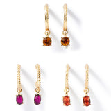 Amber Pack of 3 Crystal Huggie Packs
