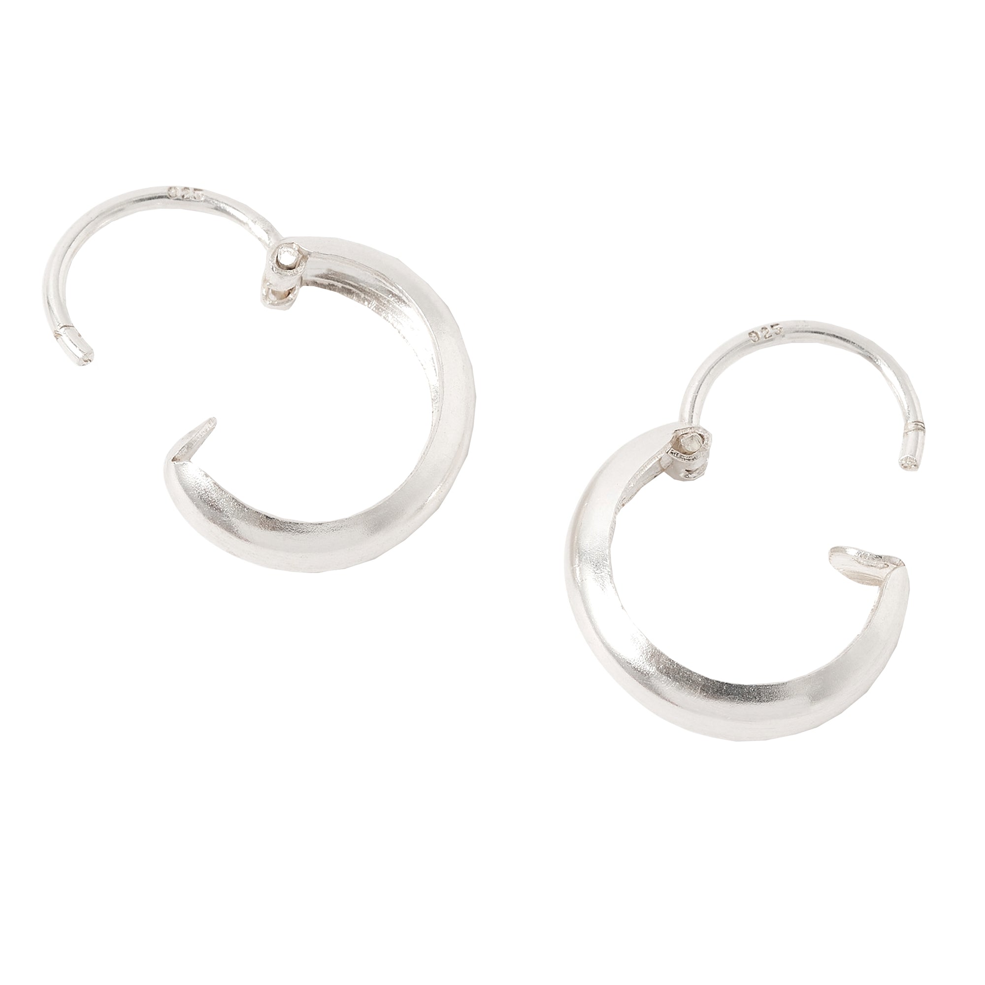 925 Inside-Outside Large Pave Round 45mm Hoop Earrings | 1.5mm | Adora Fine  Jewelry