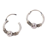 925 Pure Sterling Silver Boho Hoops Earrings For Women