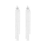 925 Pure Sterling Silver Chain Statement Earring For Women