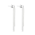 925 Pure Sterling Silver Chain Statement Earring For Women