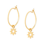 Real Gold Plated 3 Pack Celestial Stud And Hoop Earring For Women By Accessorize London