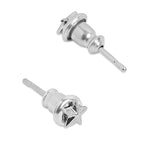 Platinum Plated 3 Pack Celestial Stud And Hoop Earring For Women By Accessorize London