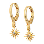 Real Gold Plated 10 Pack Celestial Sparkle Stud And Hoop Earring For Women By Accessorize London