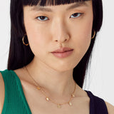 Accessorize London Women's Gold Heart Station Necklace