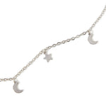 Accessorize London Women's Silver Star And Moon Station Necklace