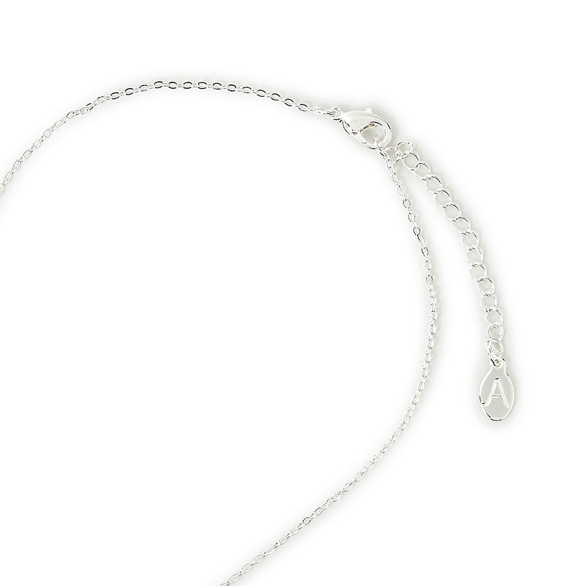 Accessorize London Women'S Crystal Leaf Pave Pendant Necklace