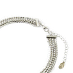 Accessorize London Women's Silver Layered Cupchain Necklace