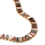 Accessorize London Women's Multy Small baguette necklace