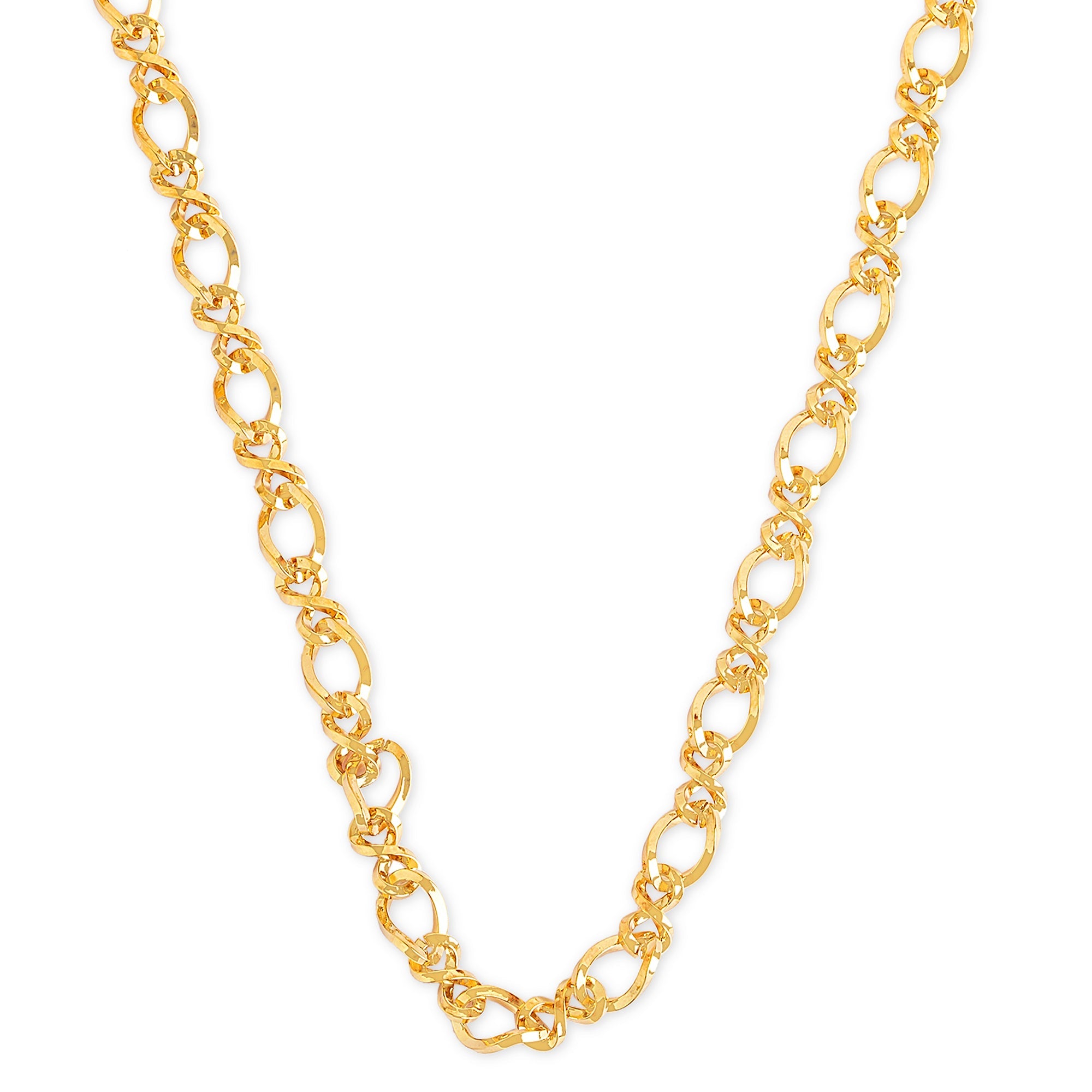 Accessorize London Women's Water Proof Gold Fancy Chain Necklace