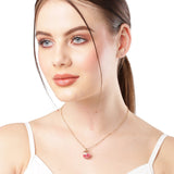 Accessorize London Women's Red Bauble Pendant Necklace