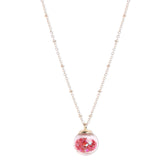 Accessorize London Women's Red Bauble Pendant Necklace