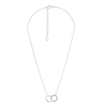 Accessorize London Women's Linked Circles Pendant Necklace