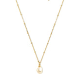 Real Gold Plated Irregular Pearl Necklace For Women By Accessorize London