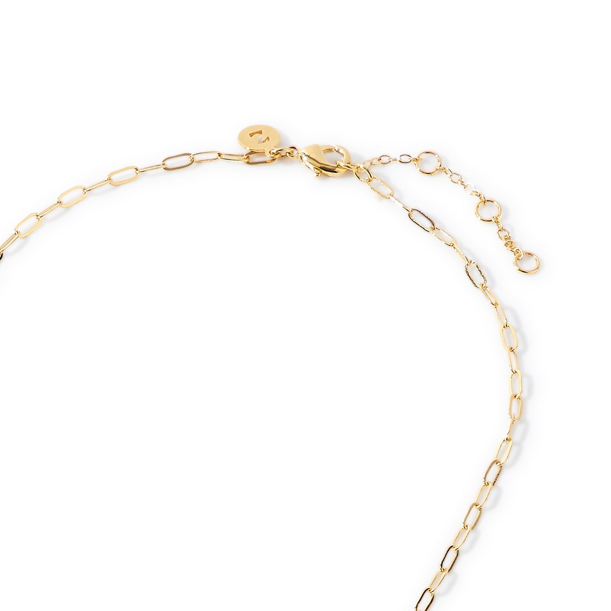 Real Gold Plated Sparkle Station Chain Necklace For Women By Accessorize London