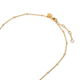 Real Gold Plated Z Molten Coin Pendant Necklace For Women By Accessorize London