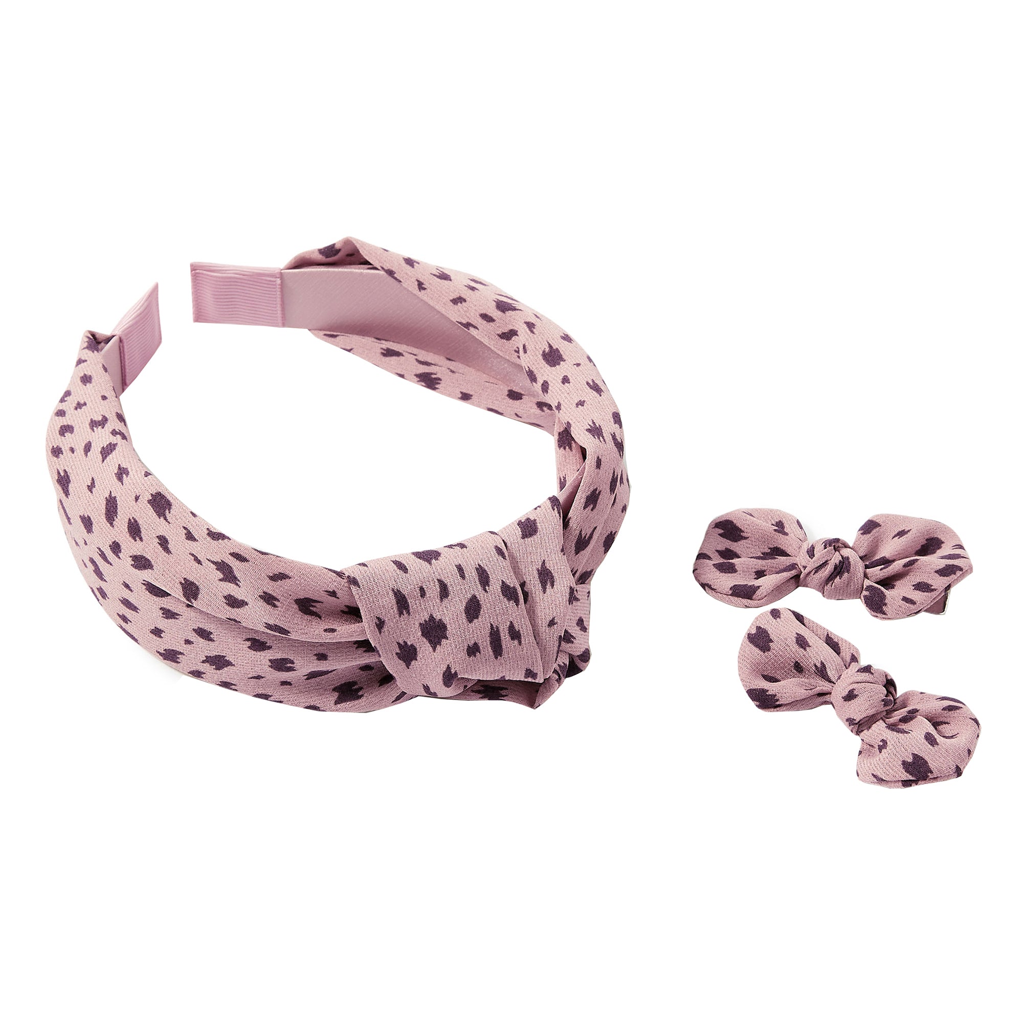 Accessorize London Girl's Spotty Hair Alice Band And Clip Set ...