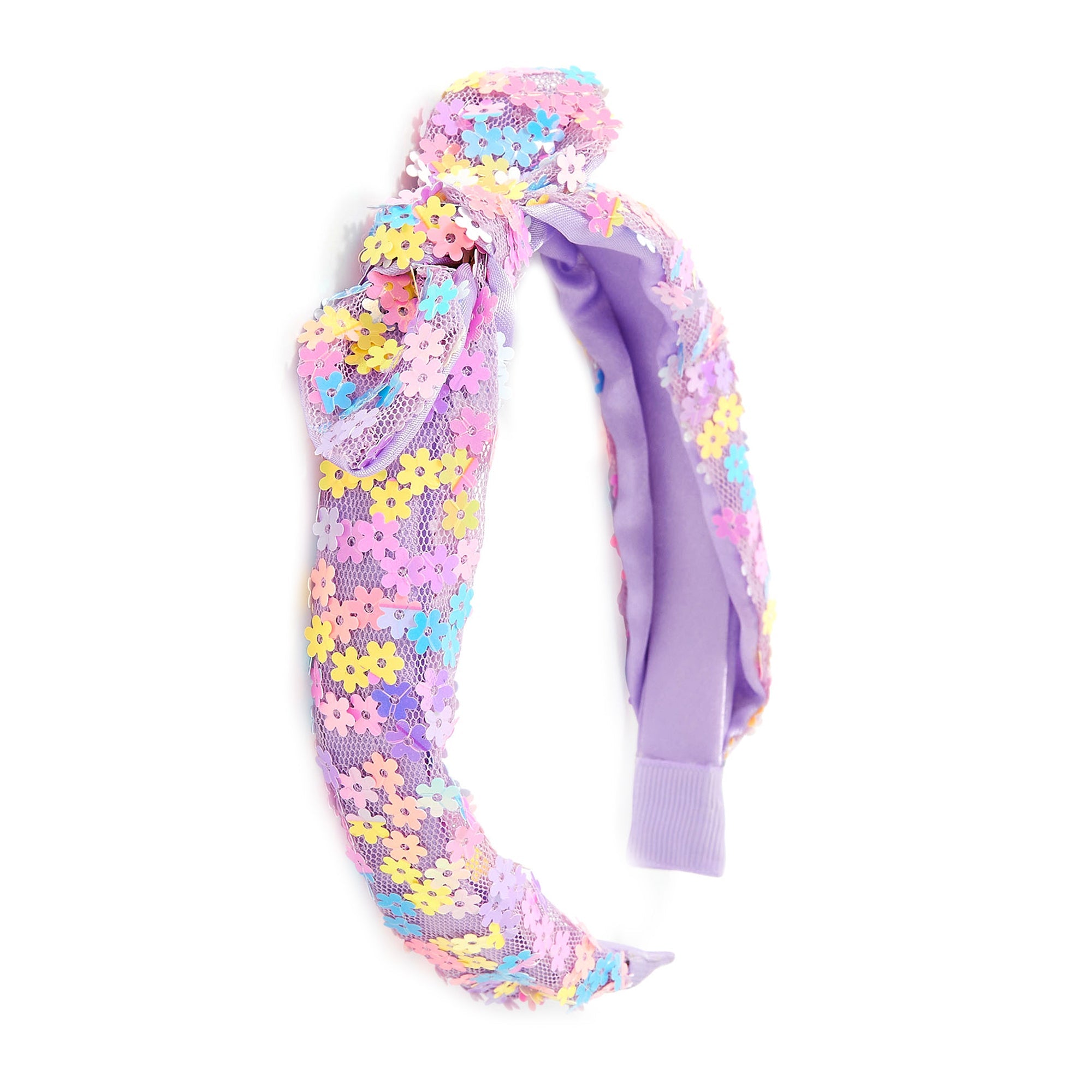 Accessorize London Girl's Sequin Bow Alice Band