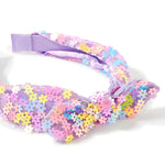 Accessorize London Girl's Sequin Bow Alice Band
