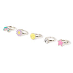 Accessorize London Girl's 5 X Smiley Ring Box