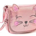 Accessorize London Girl's Cat Sparkle Sling Bag