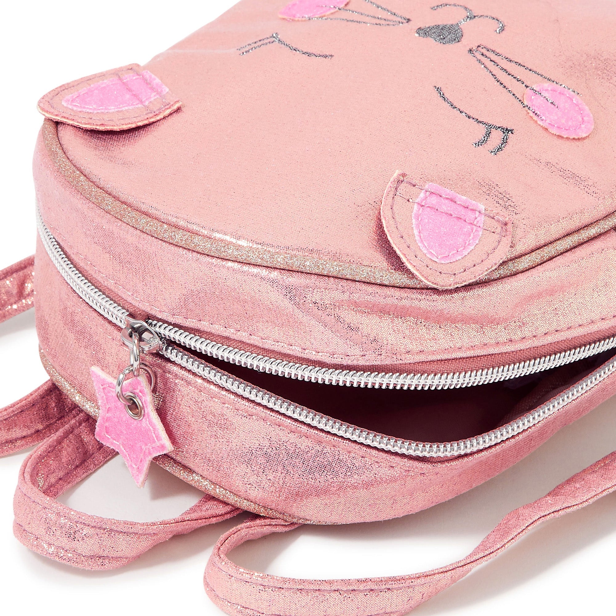 Glittery shoulder bag - Pink/Cat unicorn - Kids | H&M IN