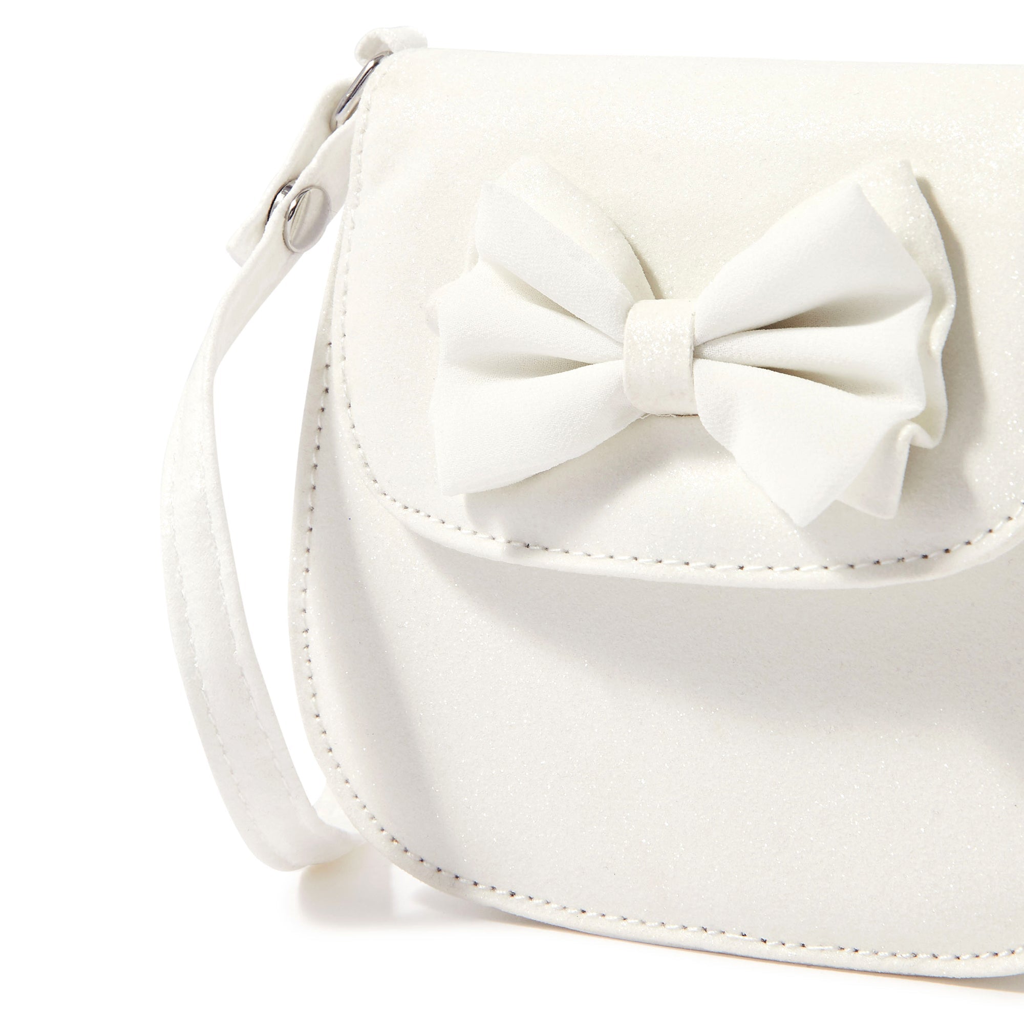 Accessorize London Girl's Glitter Bow Sling Bag