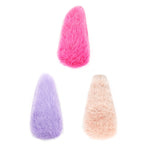 Accessorize London Girl's 3X Fluffy Clic Clacs