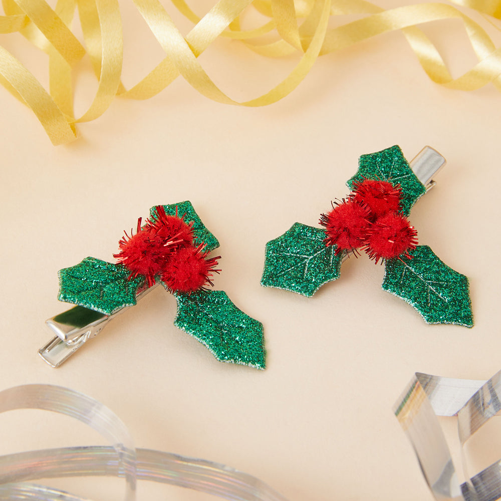 Accessorize London Girl's Rad Holly Salon Clips Set Of 2