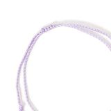 Accessorize London Women's Purple Sparkle Star Thread Anklet