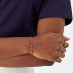 Real Gold Plated Z Rainbow Tennis Bracelet For Women By Accessorize London