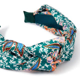 Accessorize London Women'S Blue Paisley Knot Alice Hair Band