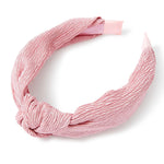 Accessorize London Women's Pink Crinkle Knot Alice Band