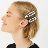 Accessorize London Women'S White Set of 2 Polka Dot Hair Clips
