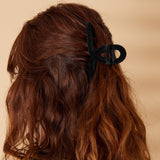 Accessorize London Women's Flocked Claw Hair Clip