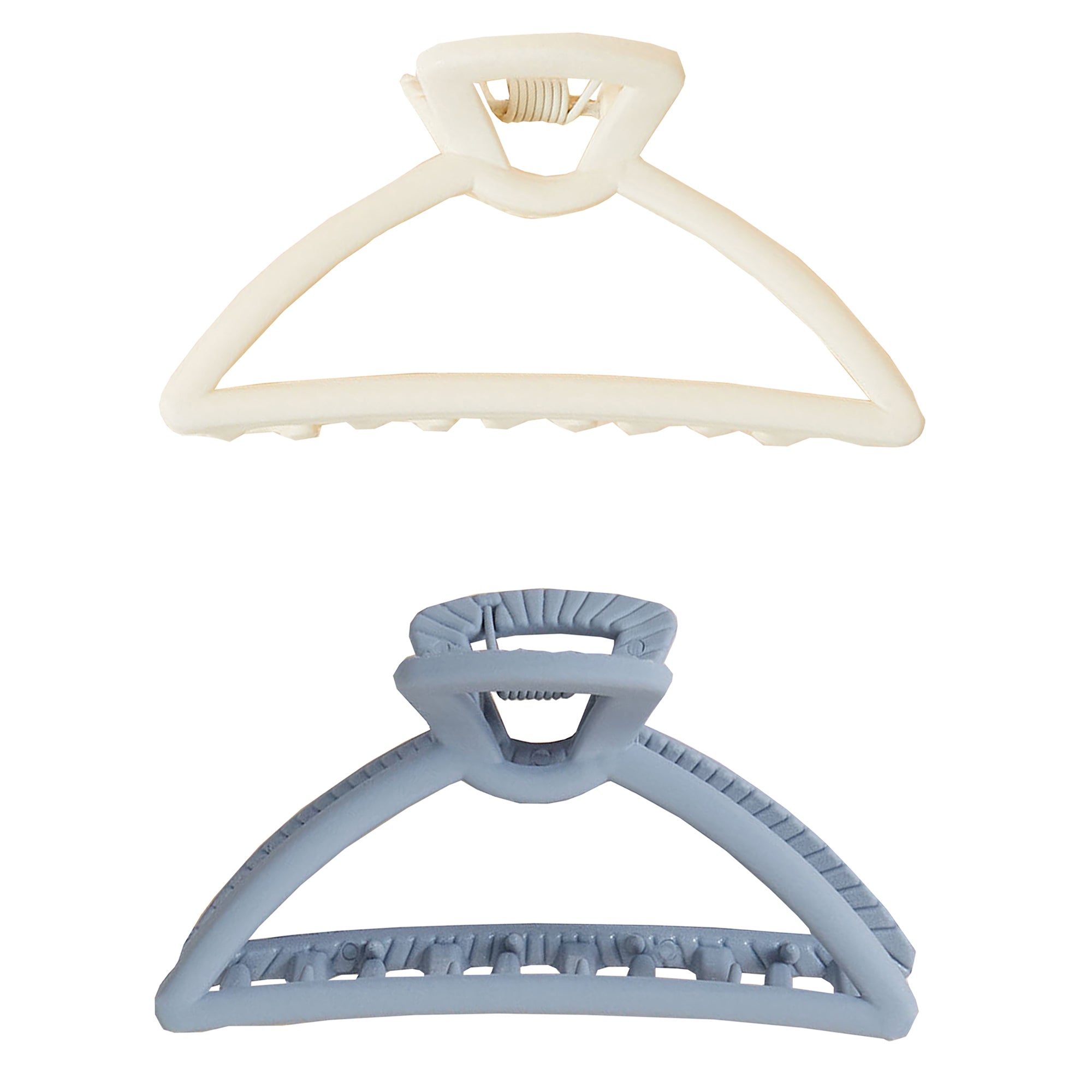 Accessorize London Women's set of 2 Retro Matte Claw Hair Clip