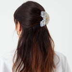 Accessorize London Women's Blue Resin Arch Hair Claw Clip