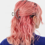 Accessorize London Women's Silver Diamante Claw Hair Clip