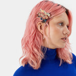 Accessorize London Women's Multi 3 Pack Wavey Resin Slides Hair Clip