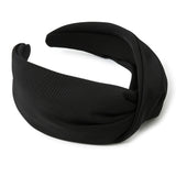 Accessorize London Women's Black Wide Twist Satin Headband