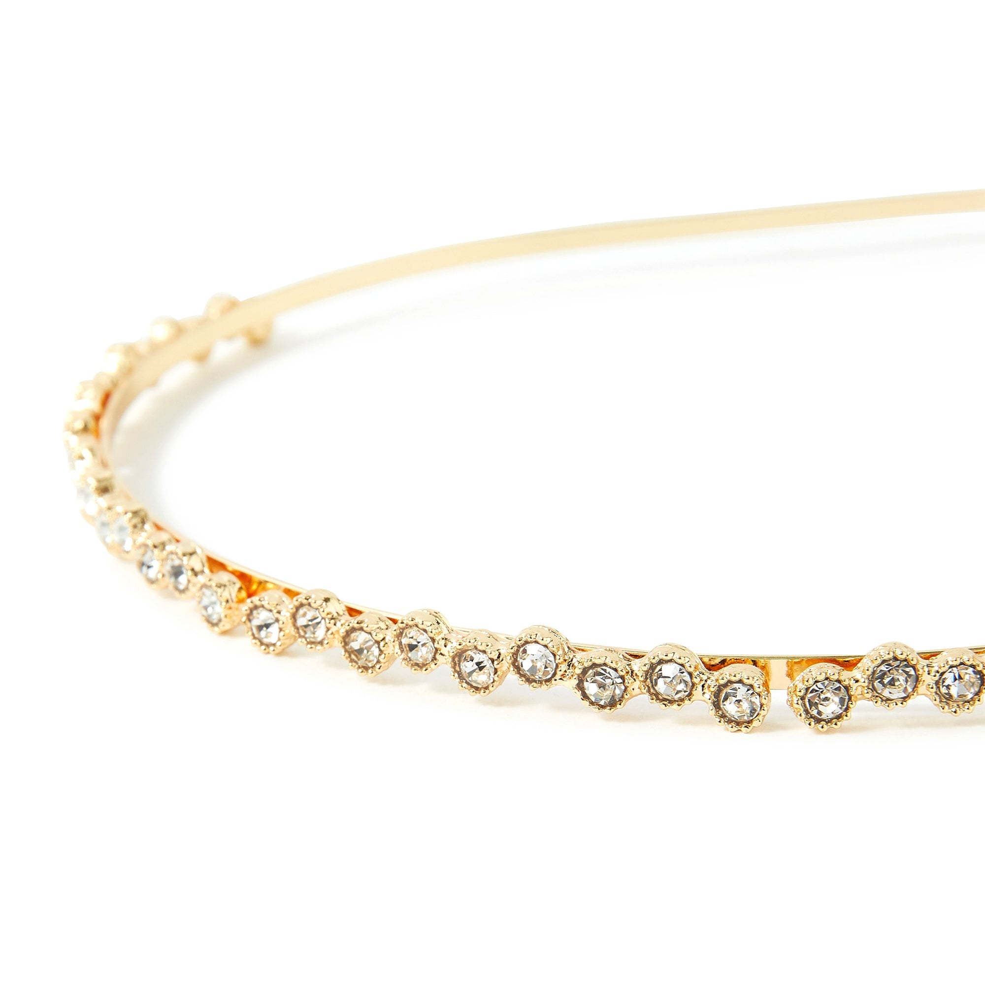 Accessorize London Women's Gold Diamante Headband