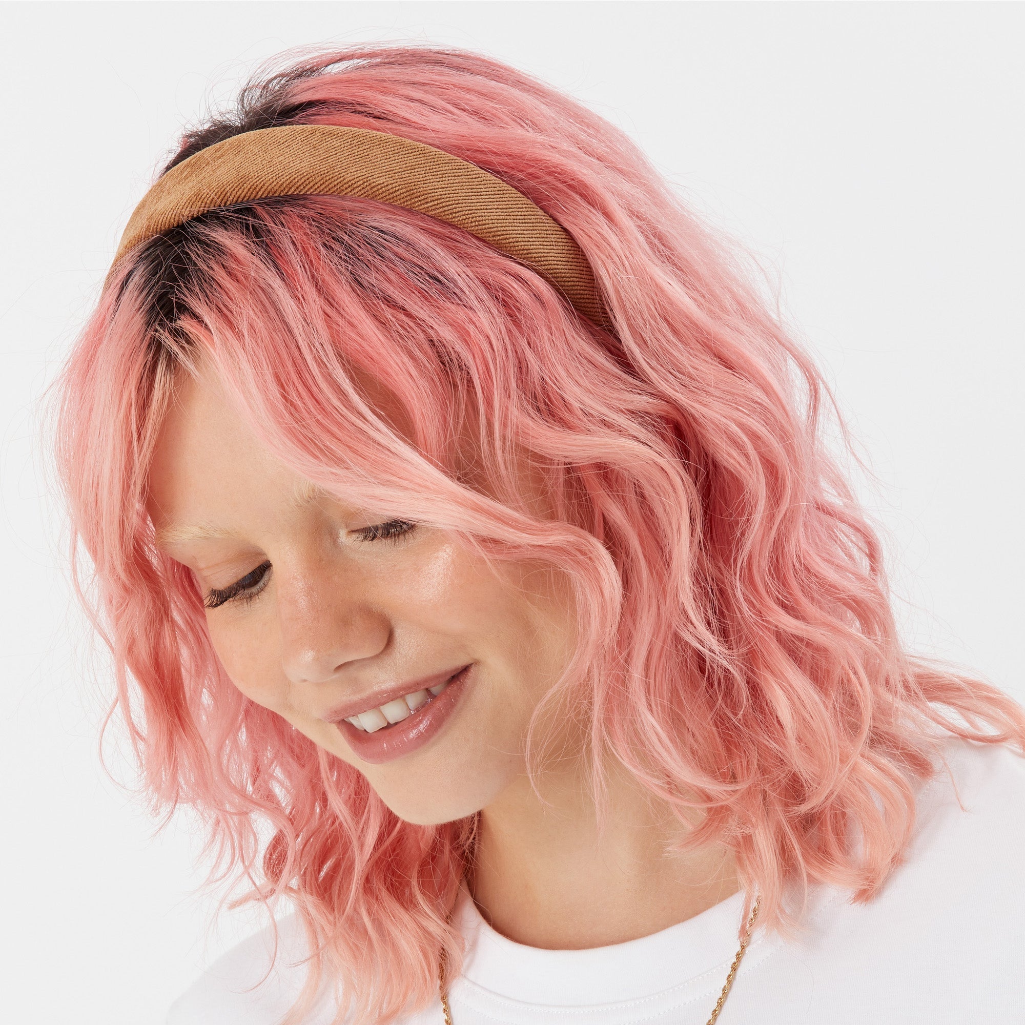 Accessorize London Women's Tan Textured Headband