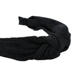 Accessorize London Women's Black Crinkle Knot Alice Hair Band