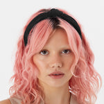 Accessorize London Women's Black Crinkle Knot Alice Hair Band