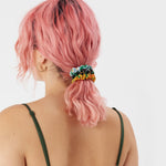 Accessorize London Women's Multi set of 5 Winter Floral Hair Scrunchie