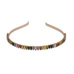 Accessorize London Women's Rainbow Baguette Gem Alice Hair Band